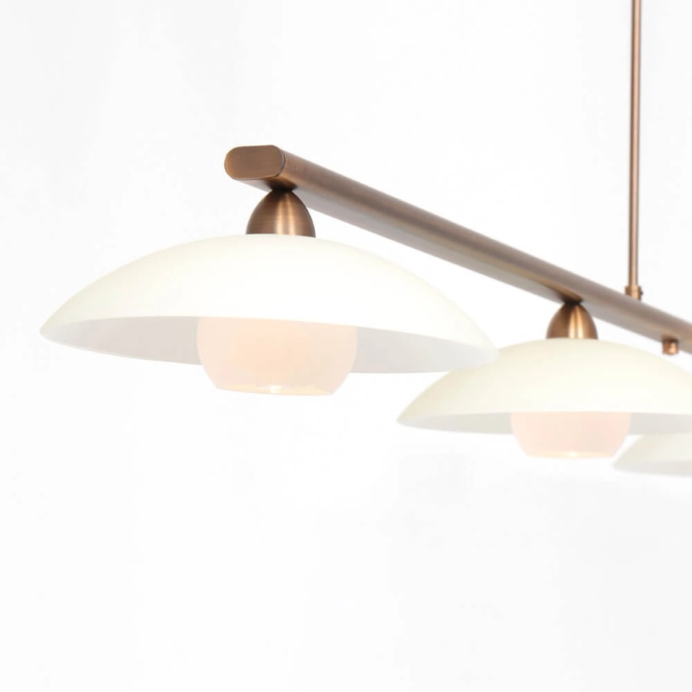 Klassieke hanglamp Souvereign classic 4-lichts bronsbruin Steinhauer 8712746133653