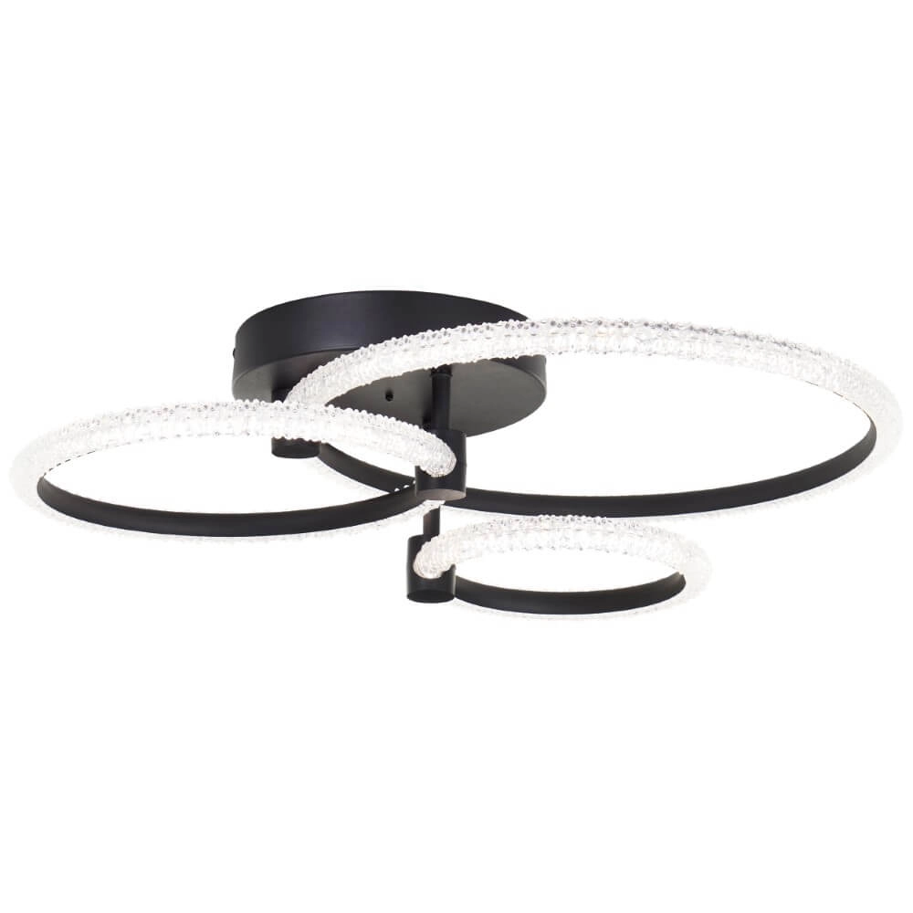 Ronde plafondlamp Aydin zwart Ronde plafondlamp Aydin zwart