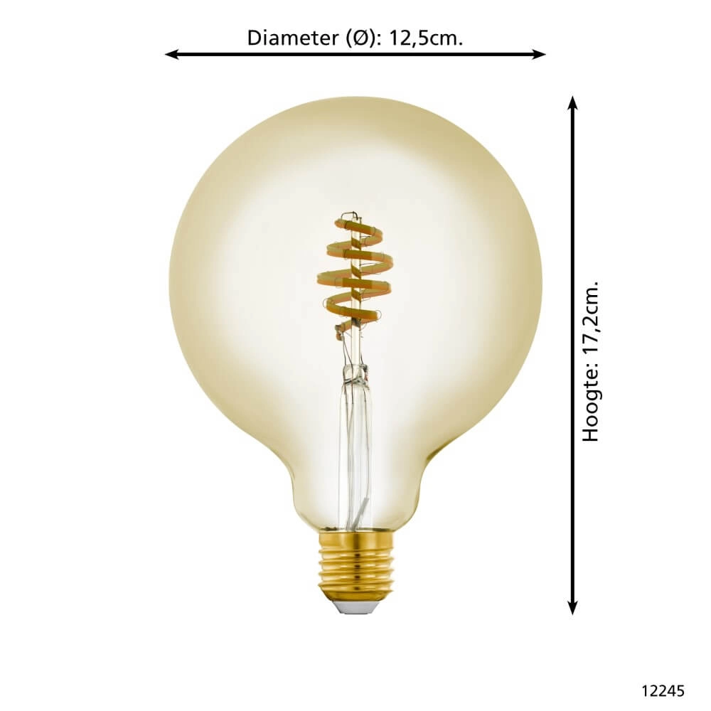 Led lampenbol Zigbee - E27 - 4.9 watt - 2200-6500K - G125 Eglo 9002759122454