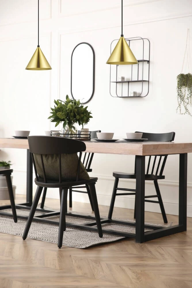 Gouden hanglamp Narices Ø 22cm Eglo 9002759995911