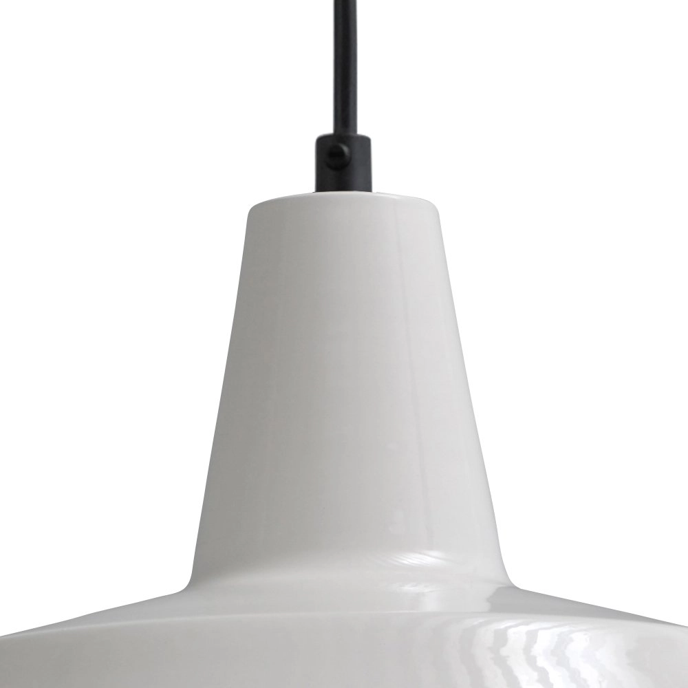 Witte vintage hanglamp Industria 25 met zwart Masterlight 8718121237572