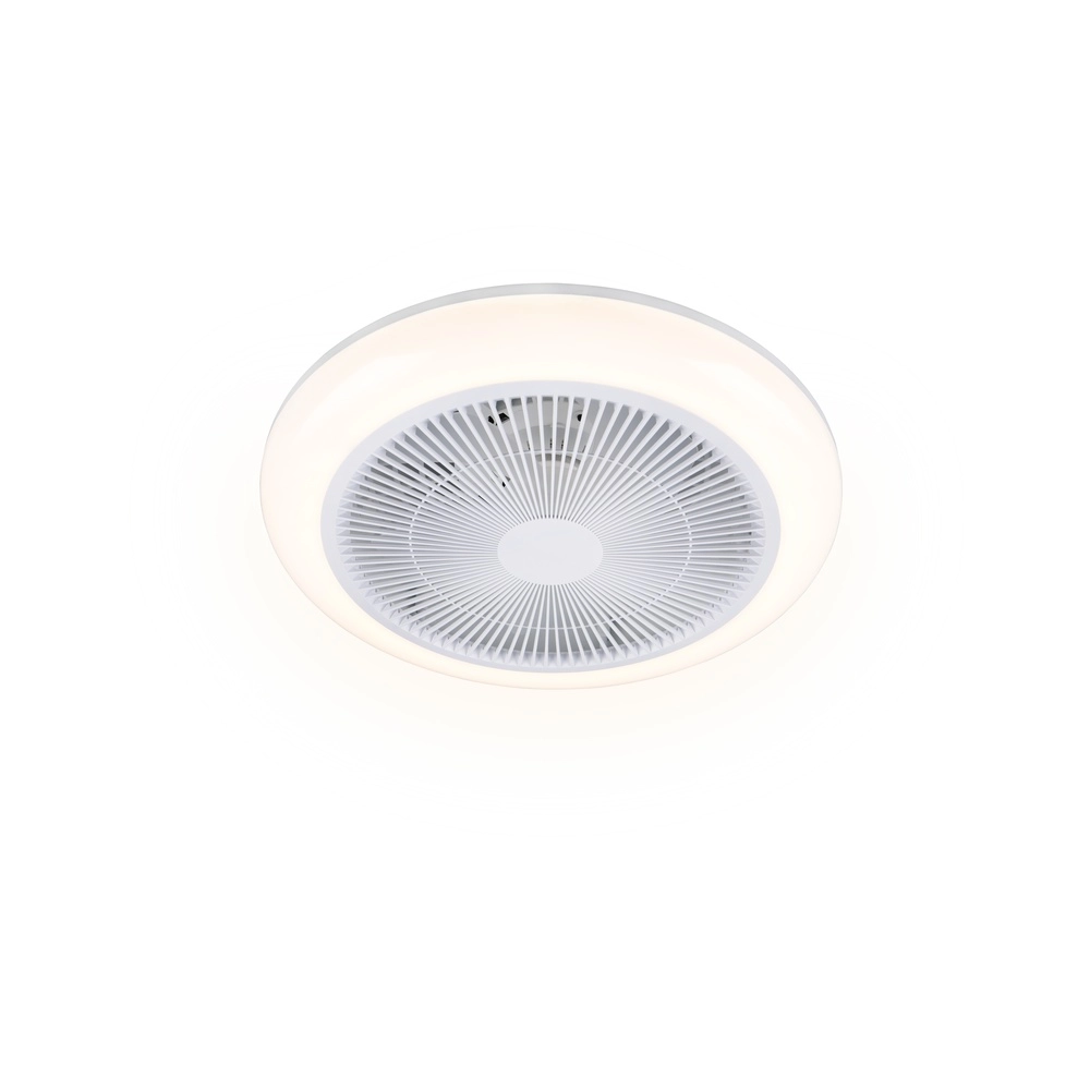 Design ventilator Holmsund wit Ø 46cm met RGB functie Trio 4017807688665