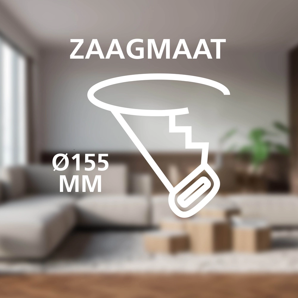 Inbouw lamp Fueva 6 rond - rvs - Ø 16,8cm Eglo 9008606330850