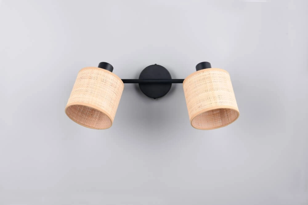 2-lichts plafonlamp Aimee met crème kappen Trio 4017807637342