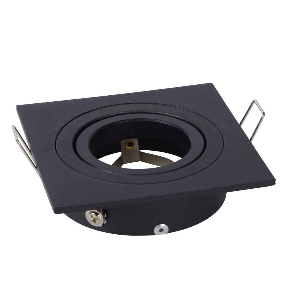 Inbouwspot Tube vierkant zwart Lucide 5411212221179