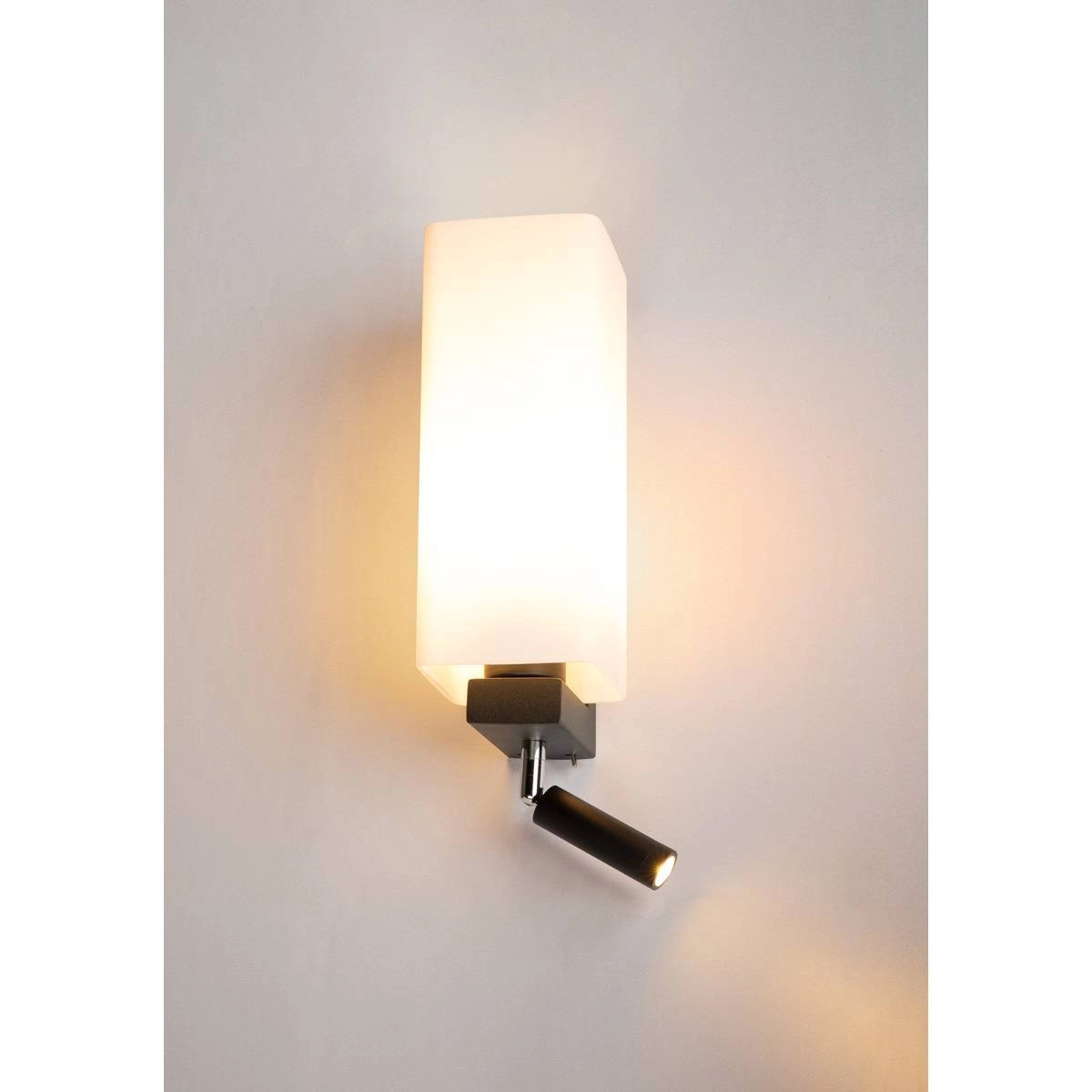 Slaapkamer wandlamp Quadrass zwart SLV 4024163235853