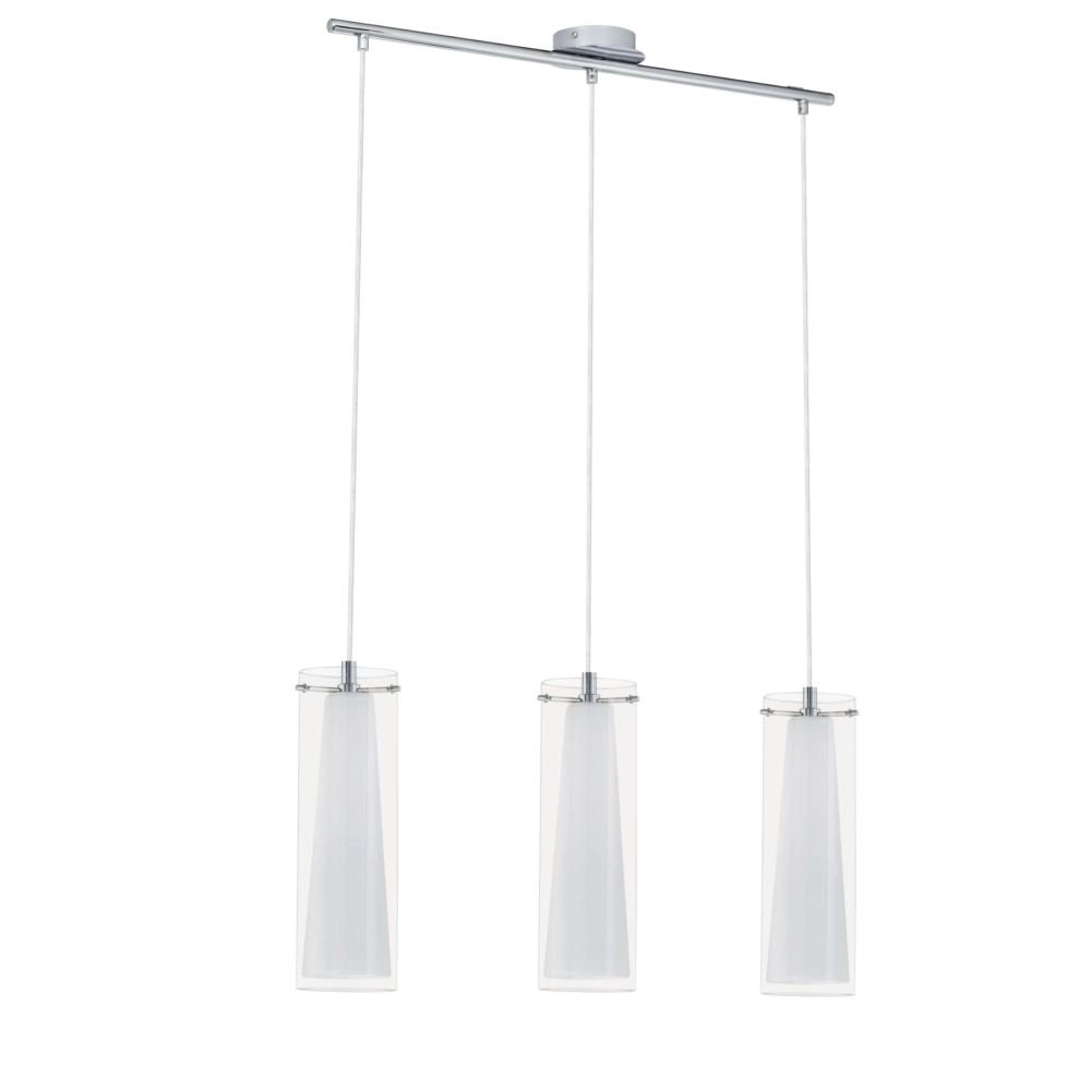 Hanglamp Pinto 3-lichts nikkel mat Hanglamp Pinto 3-lichts nikkel mat