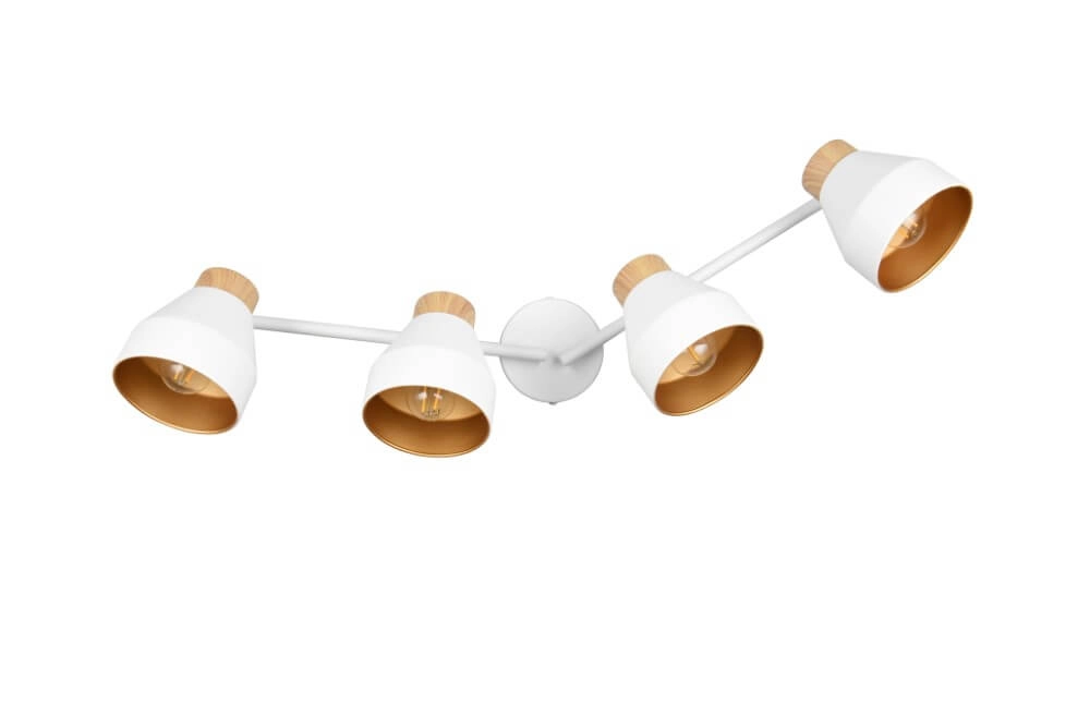 Design plafondlamp 4-lichts Valentin wit Trio 4017807637441