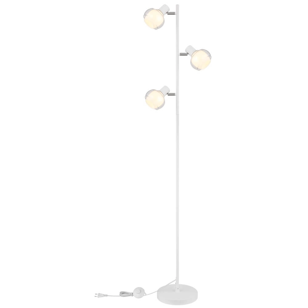 Witte vloerlamp Tokki 3-lichts Globo 9007371455041