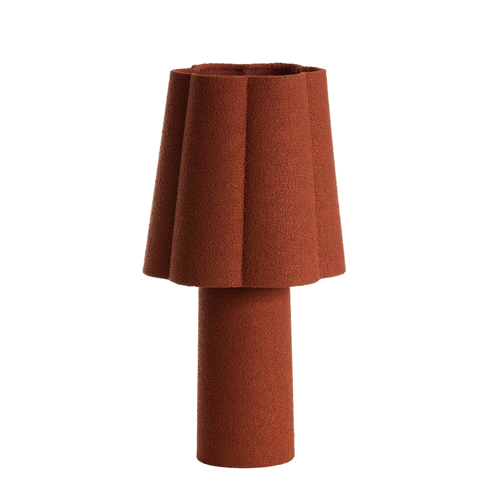Schemerlamp Musaby organische vorm - terracotta