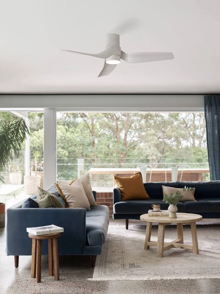 Plafondventilator met lamp Nautica Ø 132cm wit Beacon 9333509174769