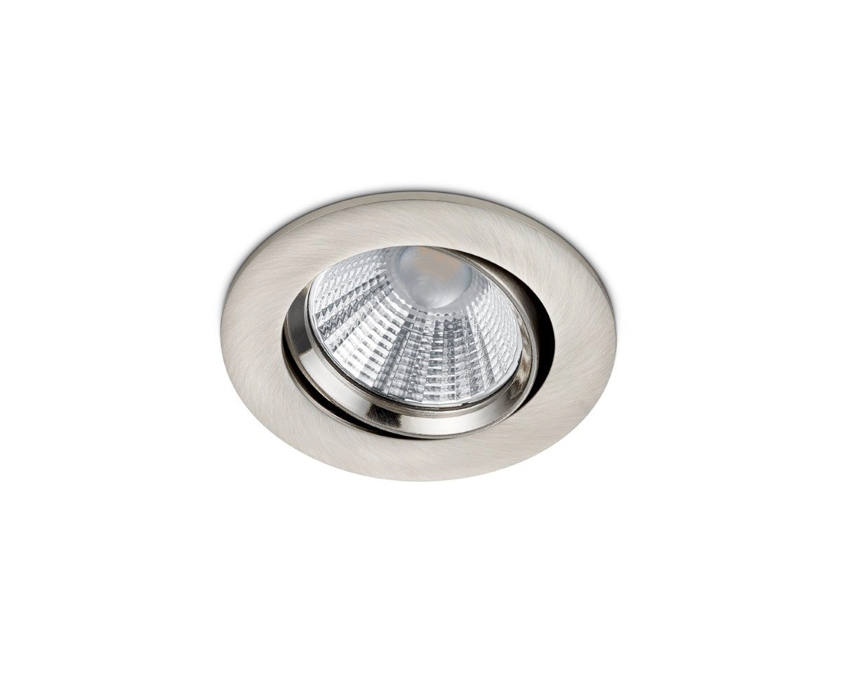 Led inbouwspot Pamir Round 5,5w - 3000K - 8,5cm metaalgrijs Led inbouwspot Pamir Round 5,5w - 3000K - 8,5cm metaalgrijs