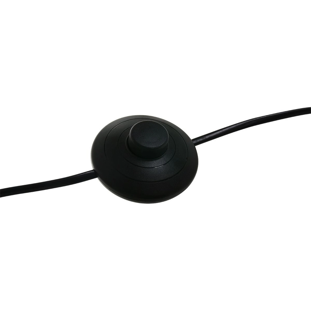 Booglamp solva met zwart en rotan kap Ø 60cm Steinhauer 8712746182606