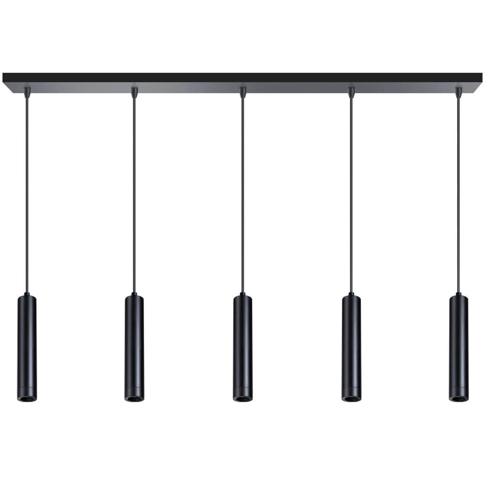 5-lichts eettafel hanglamp Miller 5-lichts eettafel hanglamp Miller