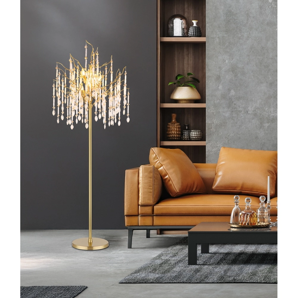 Vloerlamp Gloria goud Globo 9007371567010