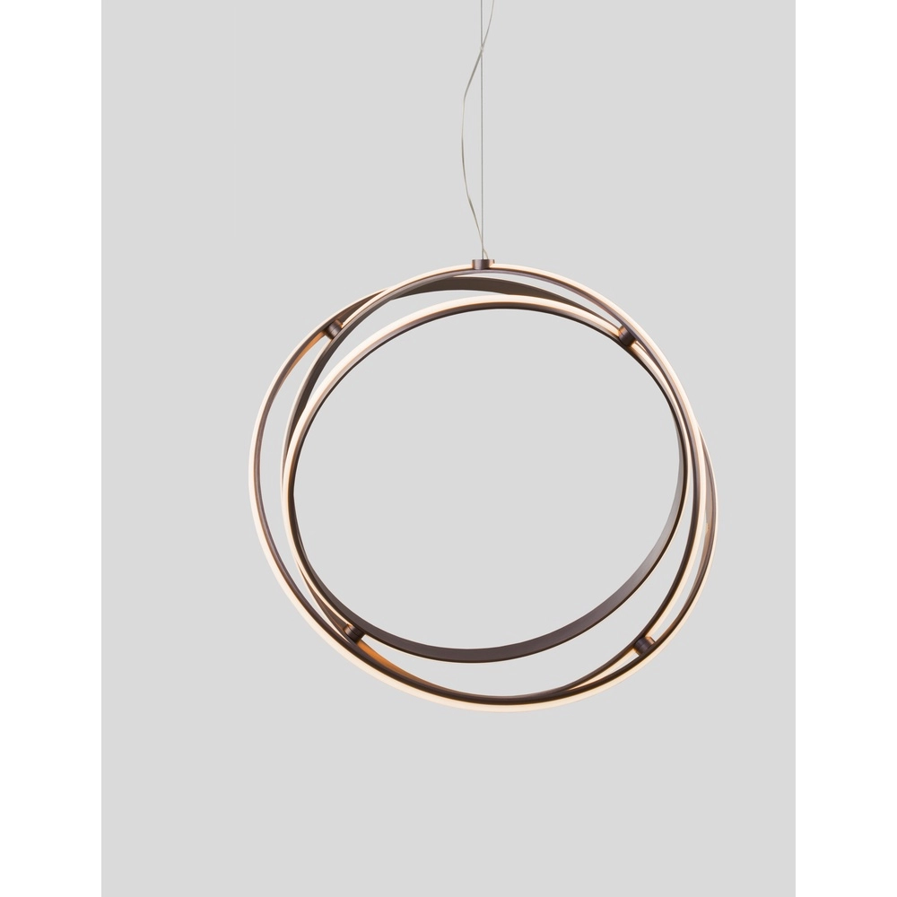 Hanglamp Pertone S Ø 70cm zwart met paarse gloed Lyora 5212017419705