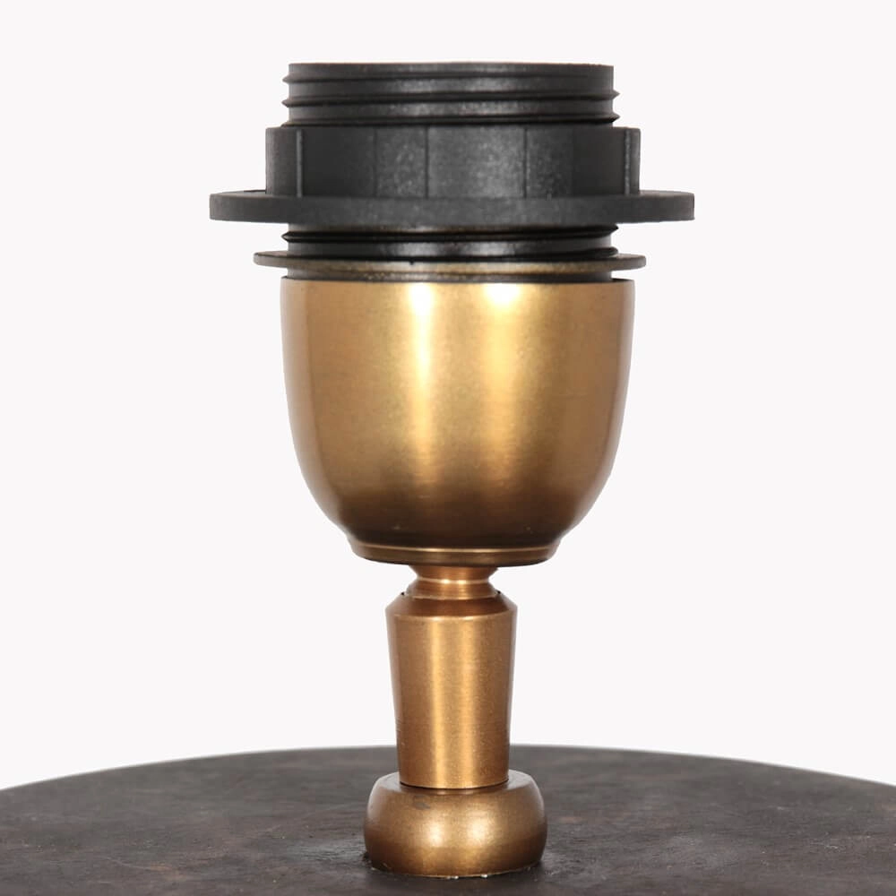 Chique schemerlamp Lyons B met gouden velours kap Steinhauer 8712746166606