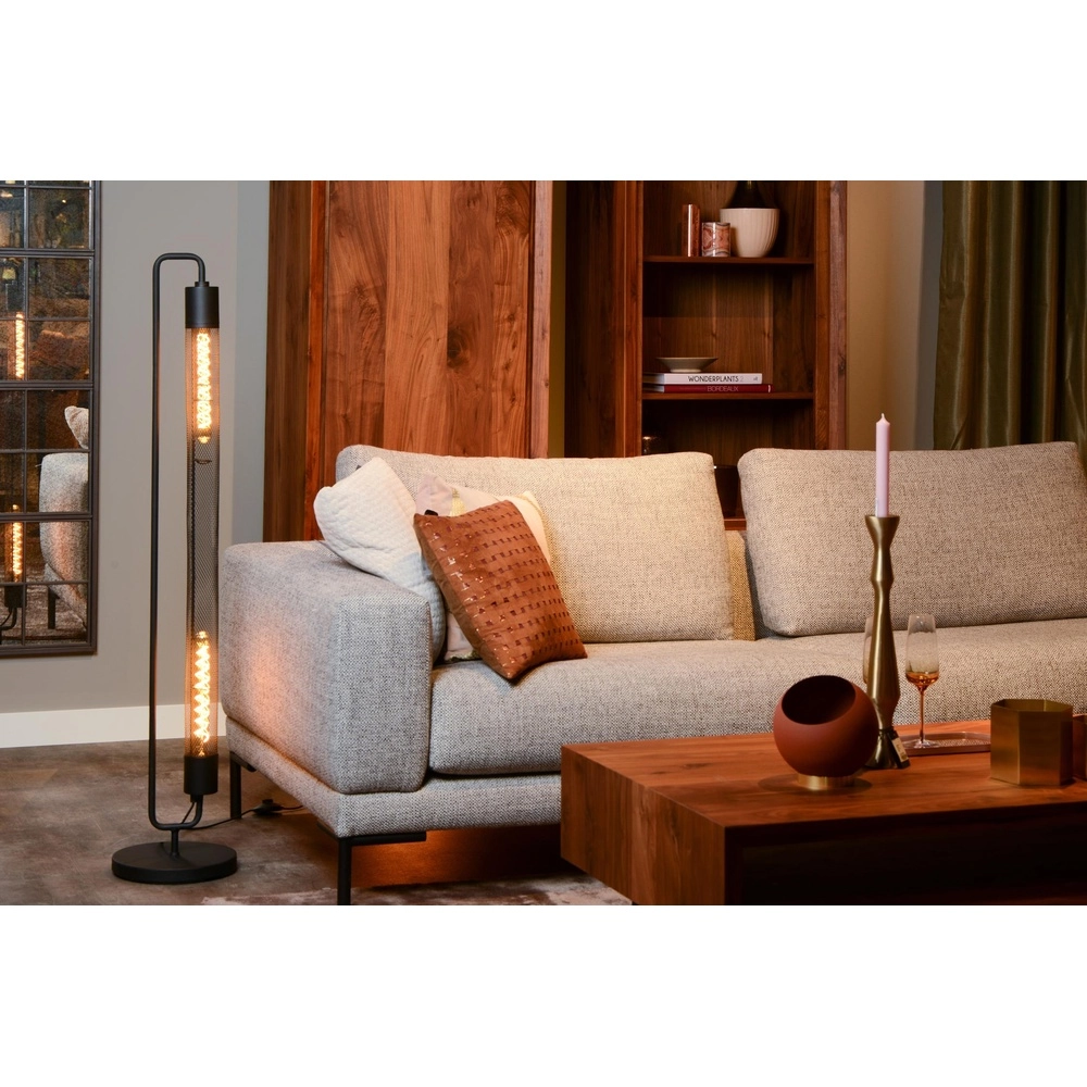 Design vloerlamp Calixt zwart Lucide 5411212051493