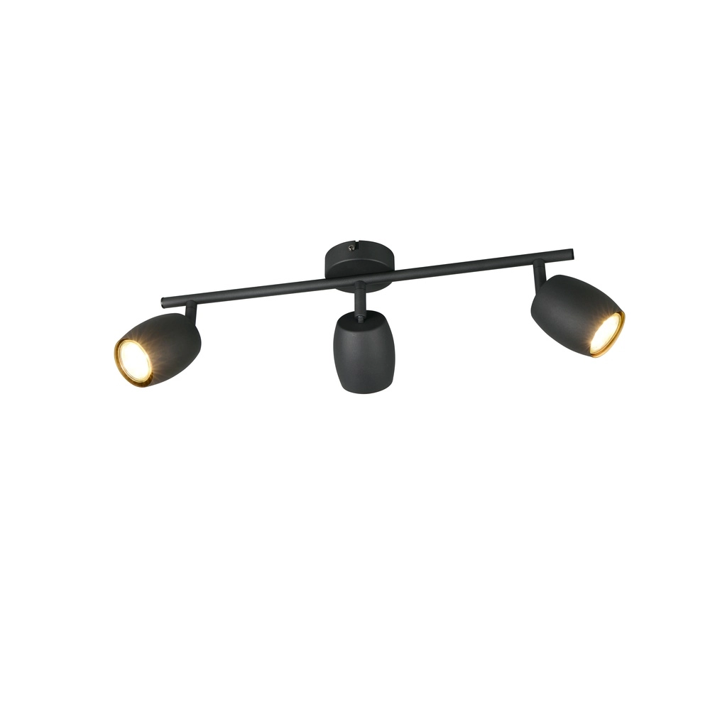Plafondlamp Nancy 3-lichts zwart Plafondlamp Nancy 3-lichts zwart