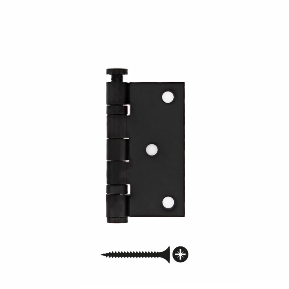 Kogellagerscharnier Rotura recht tot 50kg zwart Intersteel 8714186460733