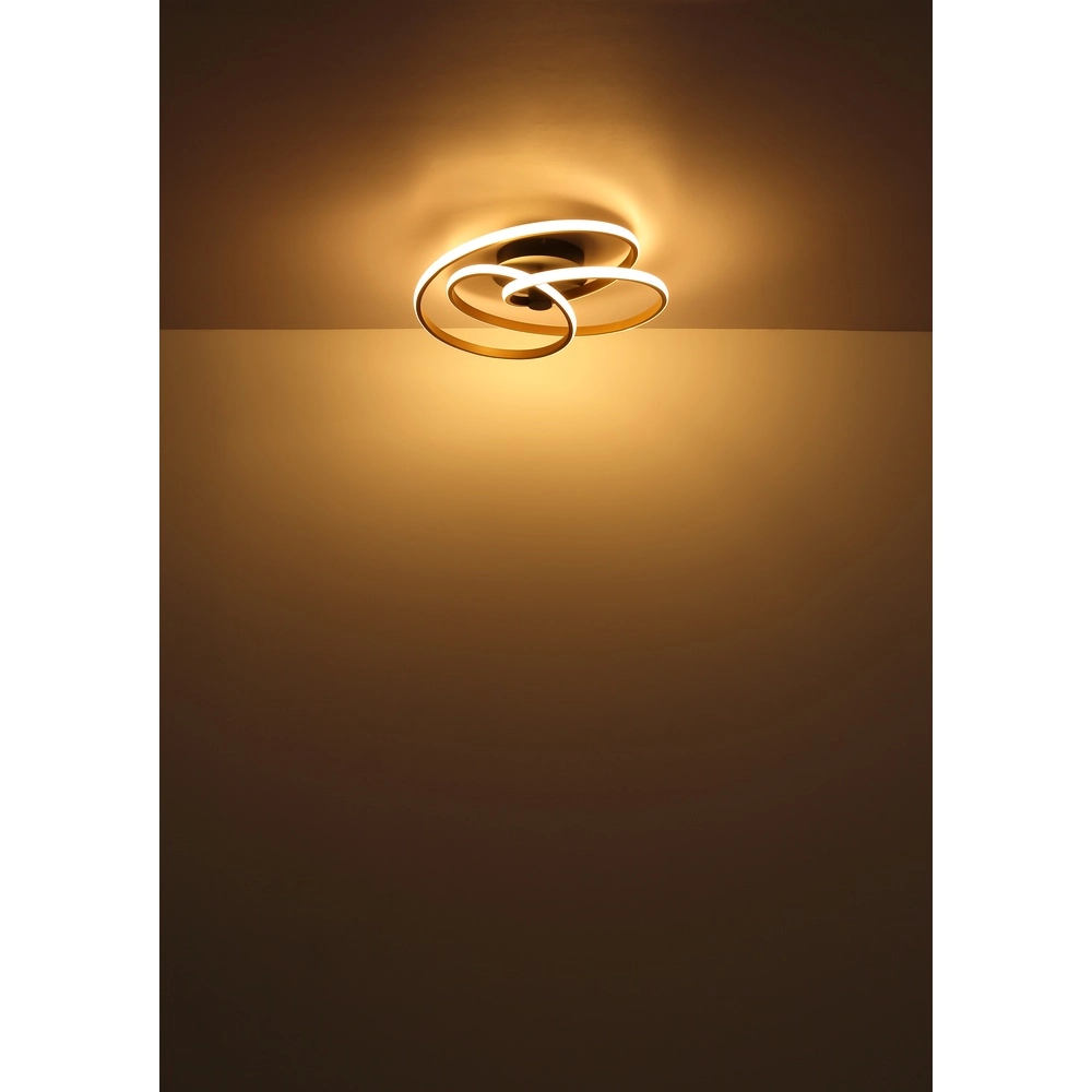 Moderne plafondlamp Glyxar zwart Globo 9007371453788