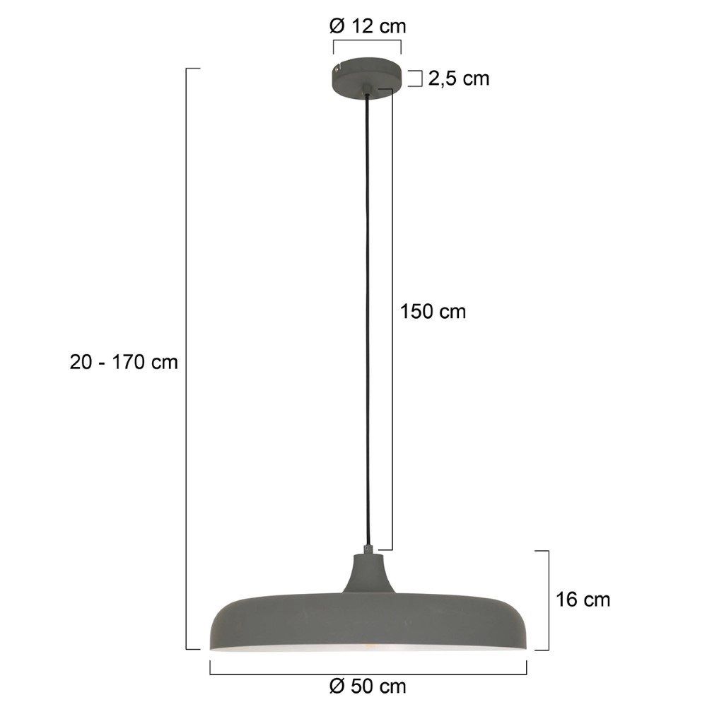 Hanglamp Krisip Ø 50cm Steinhauer 8712746132533