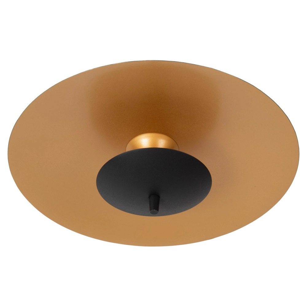 Design plafondlamp Vulcan goud met zwart