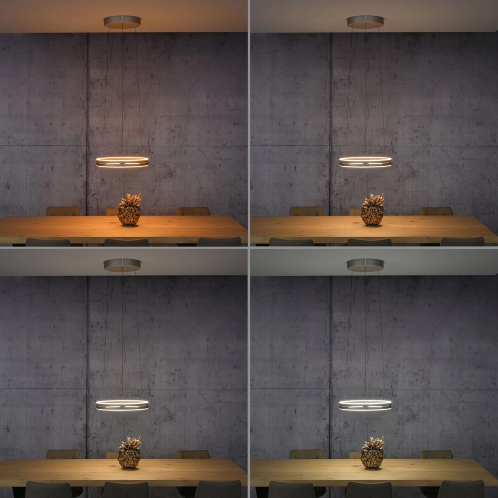 Kantoor hanglamp Pure E-Loop bronce - Ø 50cm Paul Neuhaus 4012248398357