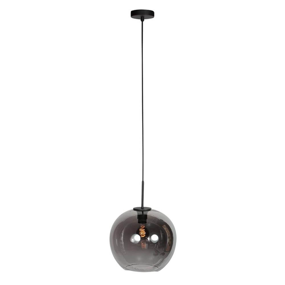 Hanglamp HaloSwap met 1 bol smoke glas Ø 30cm Steinhauer 8712746179750
