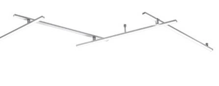 Lange plafondlamp Indira Trio 4017807450224