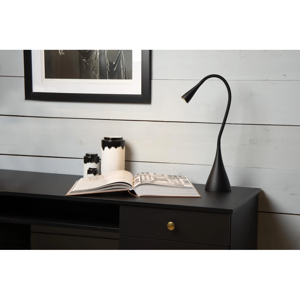 Bureaulamp Zozy 3 staps dimbaar zwart Lucide 5411212185822