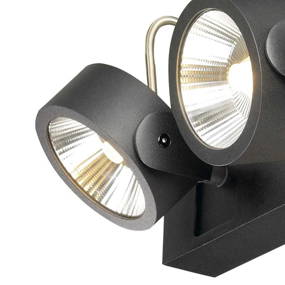 Richtbare spots Kalu Led 3-lichts - 3x47w zwart SLV 4024163177481