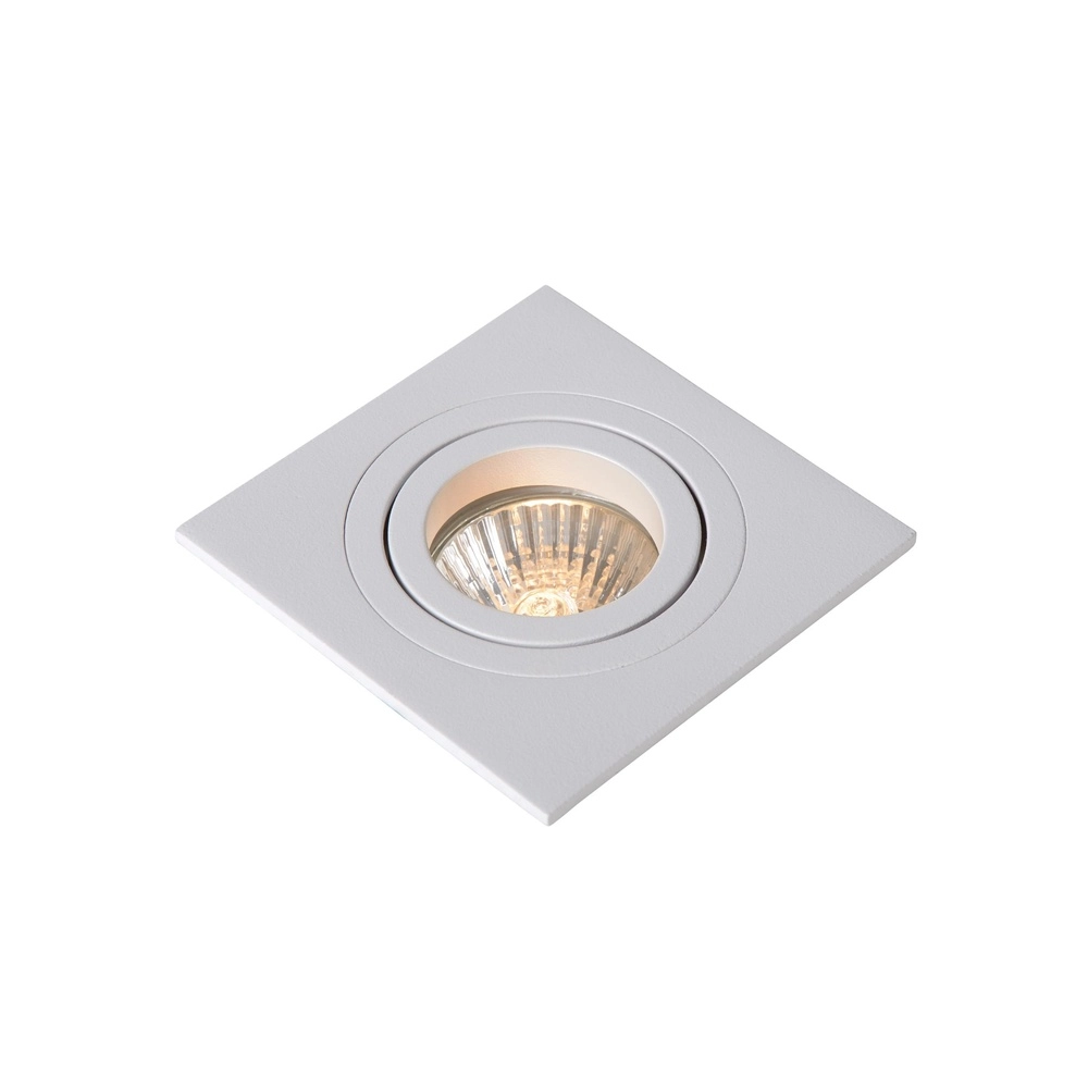 Inbouwspot Tube vierkant wit Lucide 5411212220899