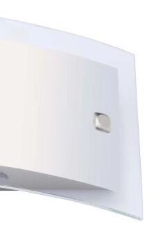 Glazen wandlamp Elysee wit Brilliant 4004353002861