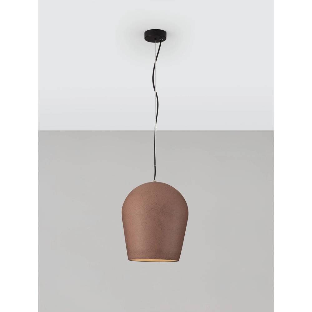 Hanglamp Omio Ø 29cm aarde bruin Lyora 5212017468888