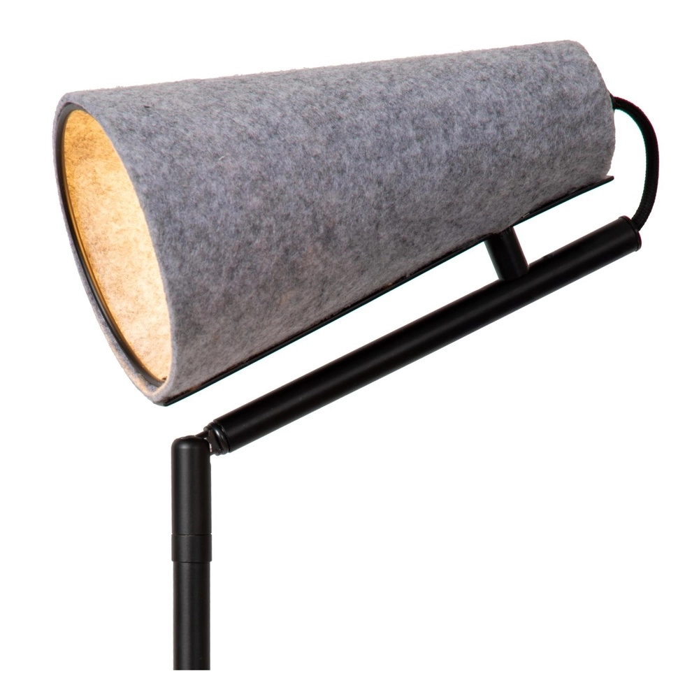 Unieke tafellamp Bensen grijs Lucide 5411212051639