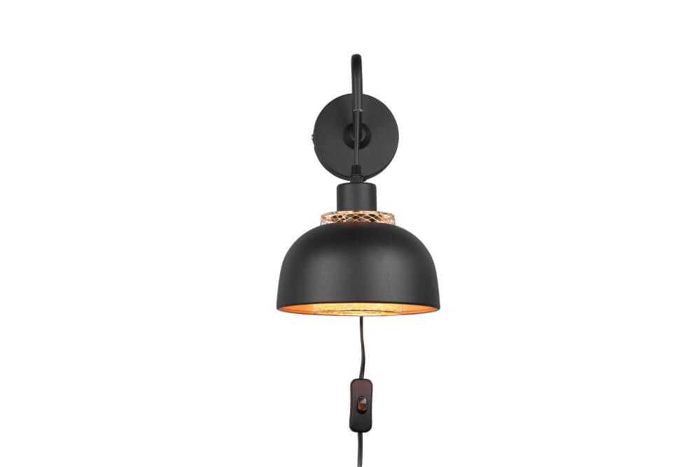 Zwarte wandlamp Punch Trio 4017807537390