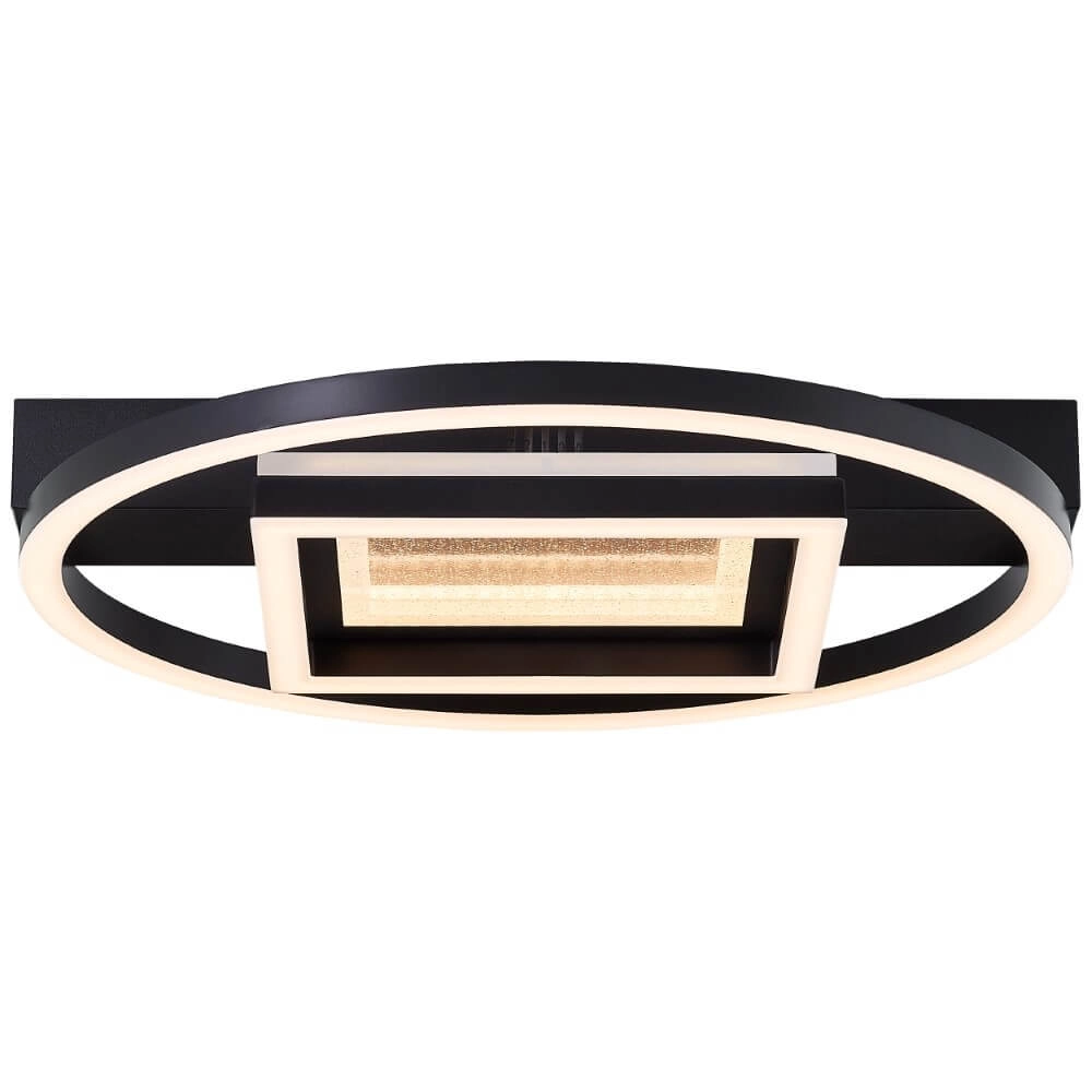 Plafondlamp Queens rond met vierkant Brilliant 4004353428340