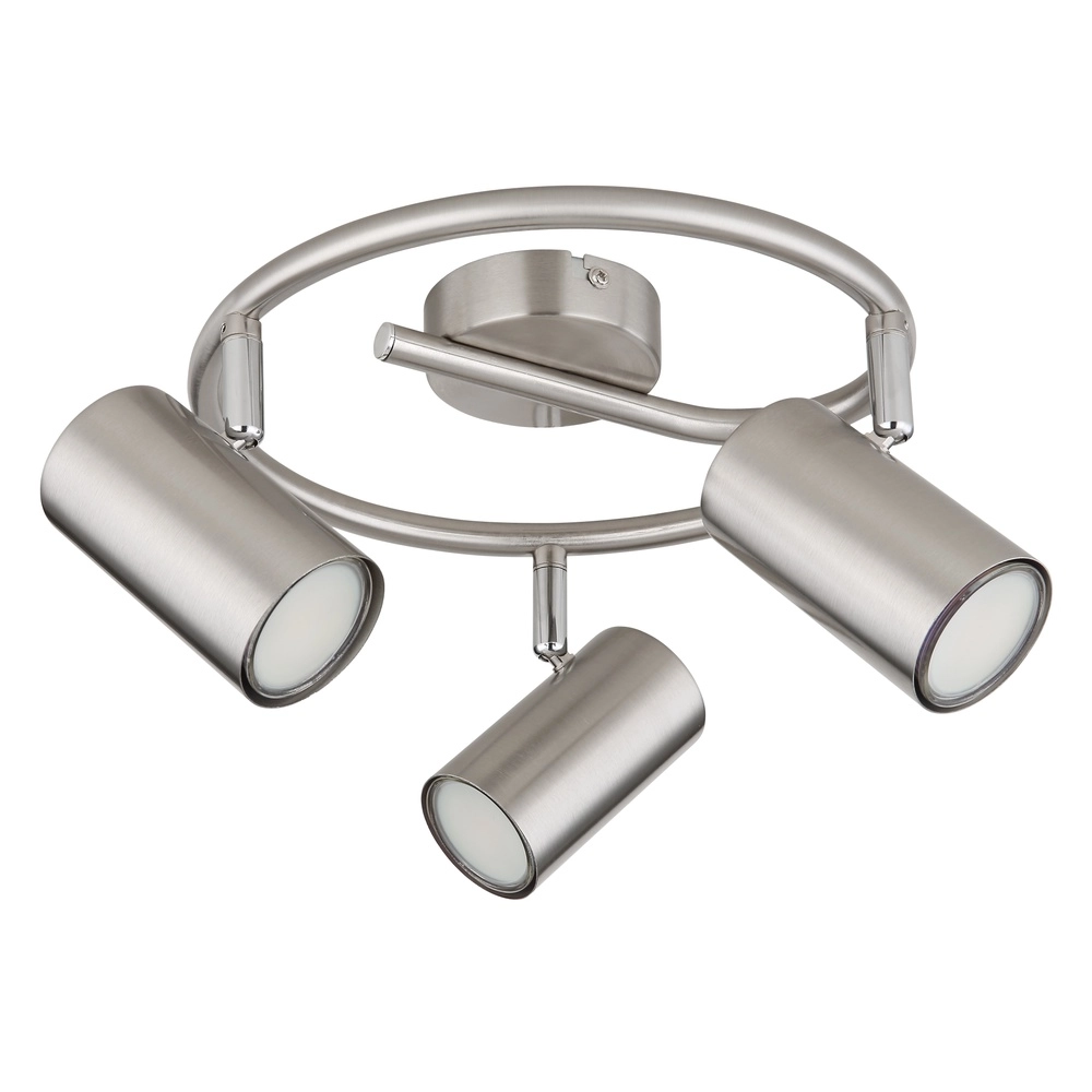 3-lichts plafondlamp Allvi nikkel Globo 9007371445776