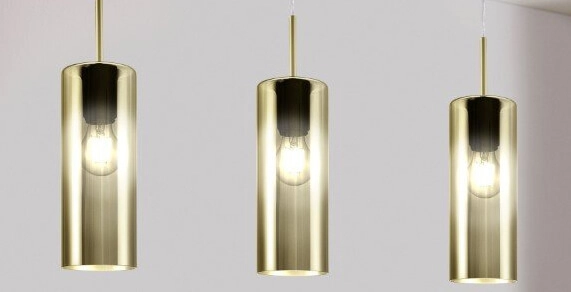 Eetkamer hanglamp Selvino 3-lichts met smoke glas Eglo 9002759986971