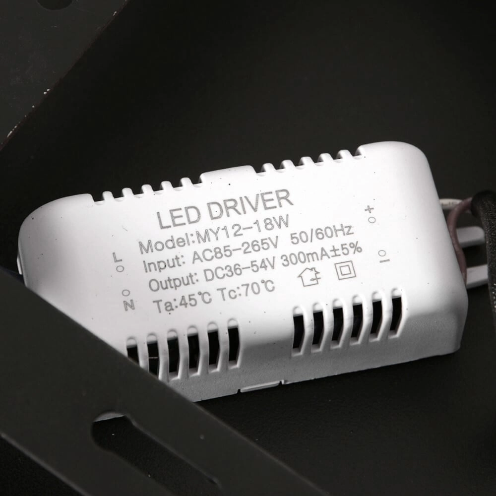 Moderne led plafonnière Ringlux zwart - Ø 32cm Steinhauer 8712746170573