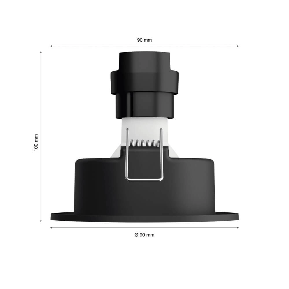Inbouwspot Hue Centura - White and Color set van 3 zilvergrijs Philips 8720169318854