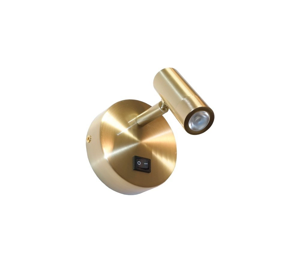 Gouden wandlampje Simply