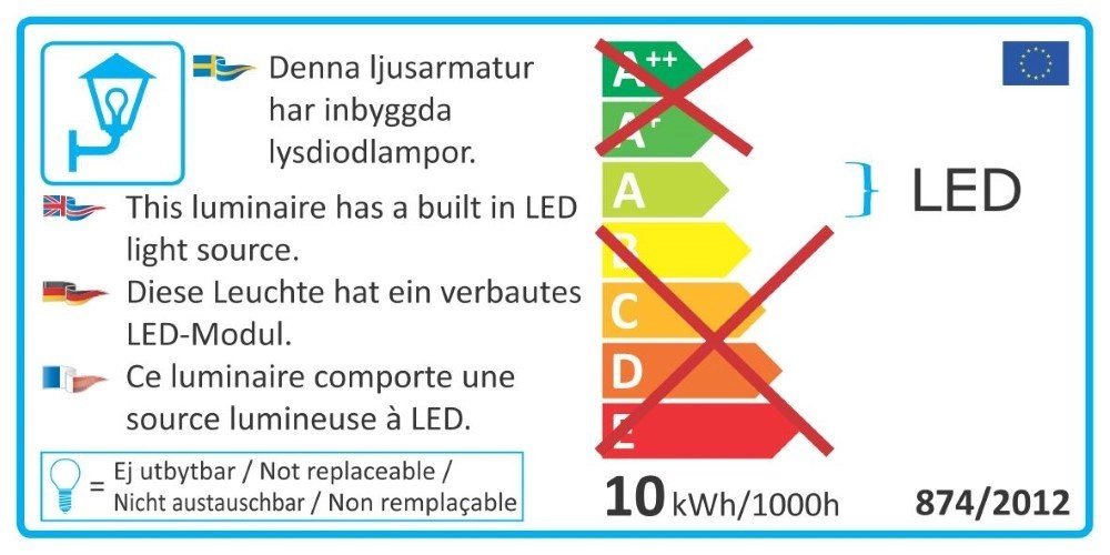 Led wandspot Cremona Up - Down 3-lichts 14cm antraciet KonstSmide 7318307946376