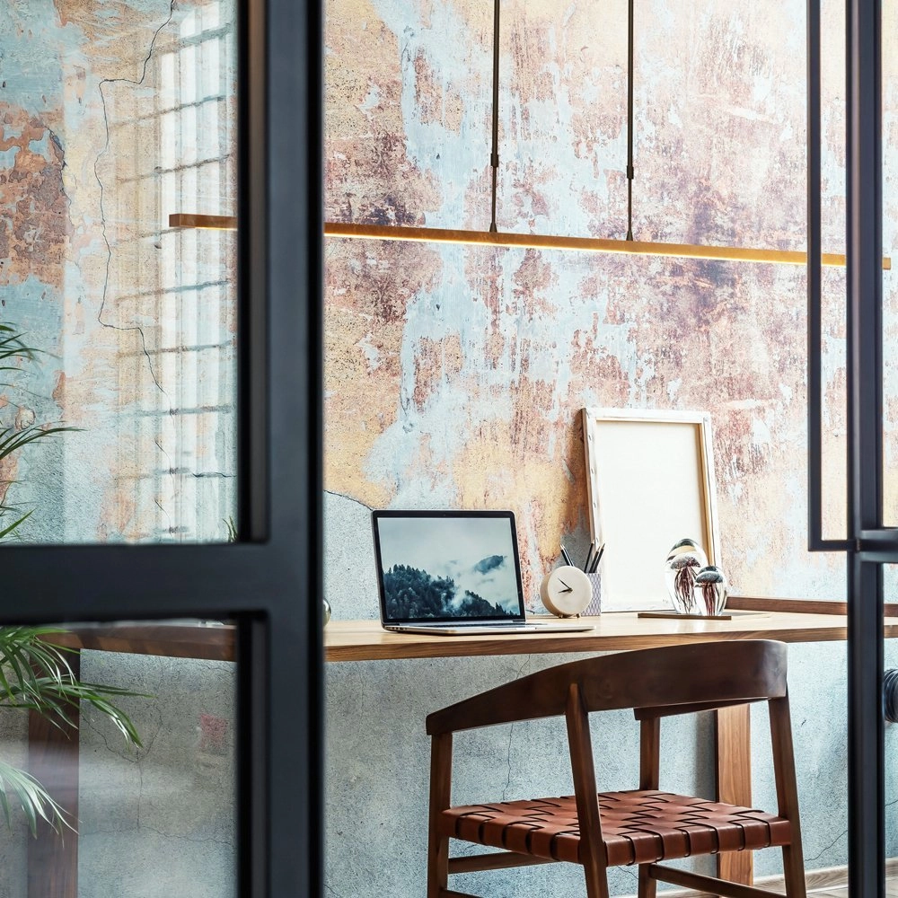 Zwarte hanglamp Real 2 160cm met goud Masterlight 8718121220451