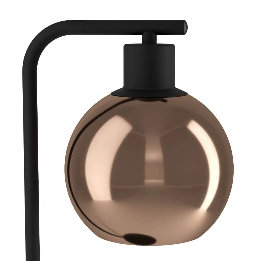Koperen tafellamp Cordoba zwart Stars of Light 9008606295197