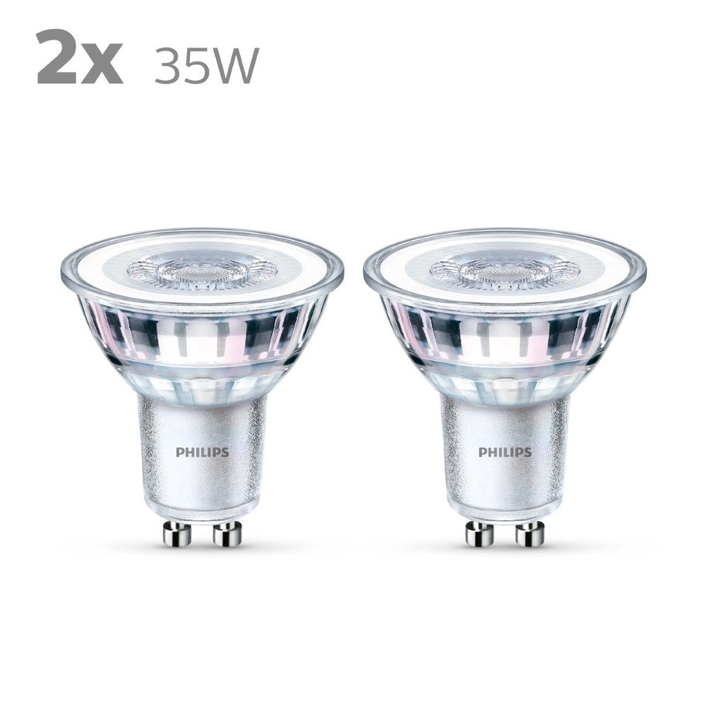 3,5W - GU10 - 2700K - 255 lumen set van 2 Philips 8718699774295
