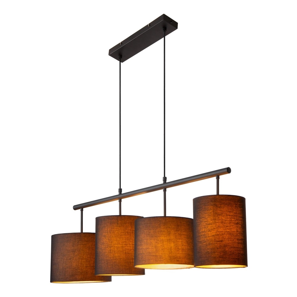 4-lichts hanglamp Maya zwart Lucide 5411212452566