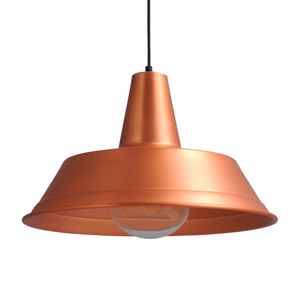 Roodkoperen eettafellamp Industria 2x45 Masterlight 8718121231037