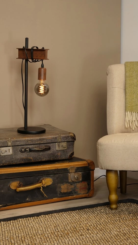 Roestige tafellamp Townshend 4 Eglo 9002759435257